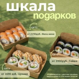 Шкала подарков
